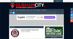 Desktop Screenshot of durhamcityafc.com