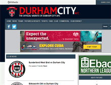 Tablet Screenshot of durhamcityafc.com